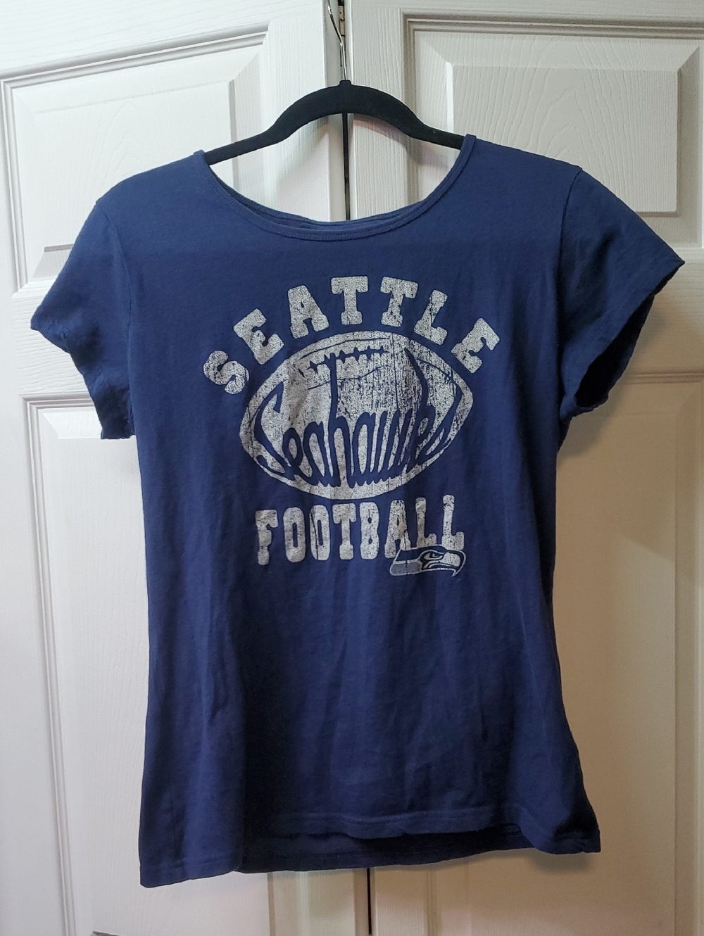 Seattle Seahawks Navy Womans Graphic Tee